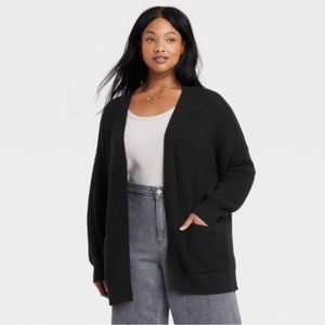 Universal Thread Black Open Cardigan